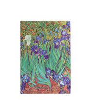 Carica l&#39;immagine nel visualizzatore di Gallery, Agenda mini flexy settimanale orizzontale 2023 &quot;Iris di Van Gogh&quot; Paperblanks

