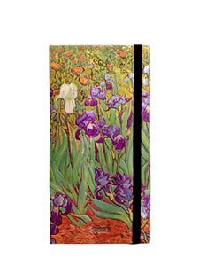 Agenda slanciata rigida settimanale orizzontale 2023 "Iris - Vincent Van Gogh" Paperblanks