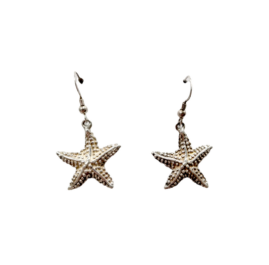 Orecchini pendenti in argento "Stella Marina"