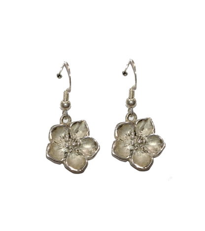 Orecchini in argento "Flowers" ninfee
