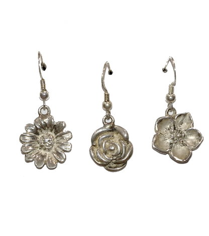 Orecchini in argento "Flowers"