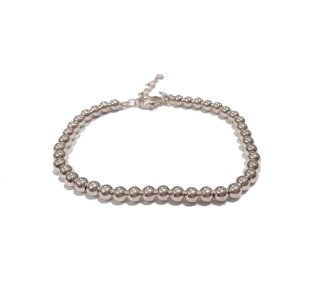 Bracciale perle mini in argento