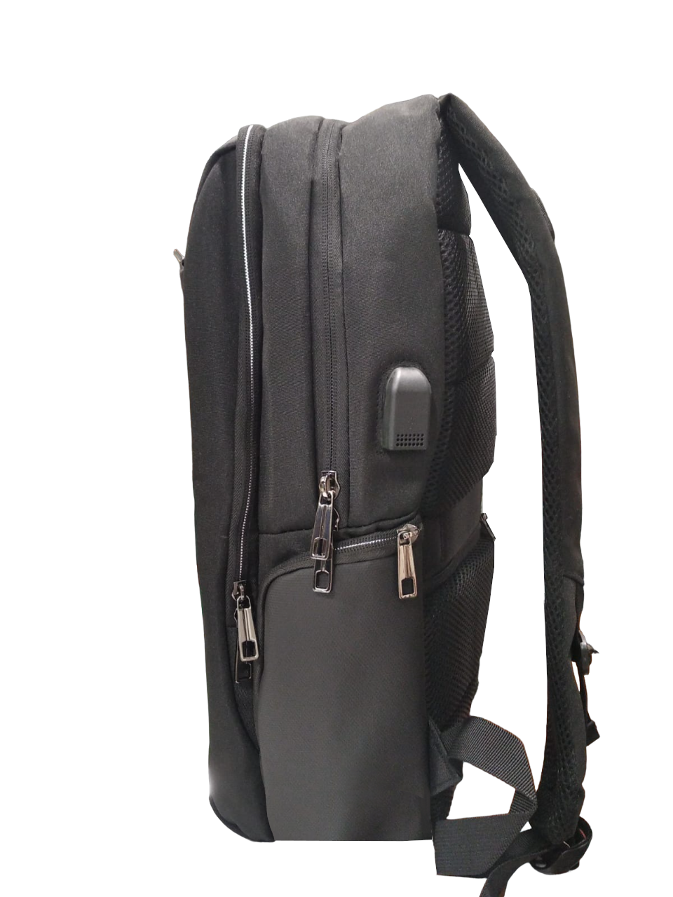 Zaino in tessuto tecnico e neoprene portacomputer 15,6" con porta USB "Quando"