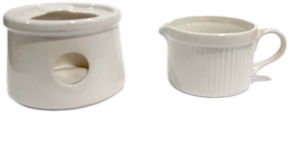 Ciocciolatiera in ceramica