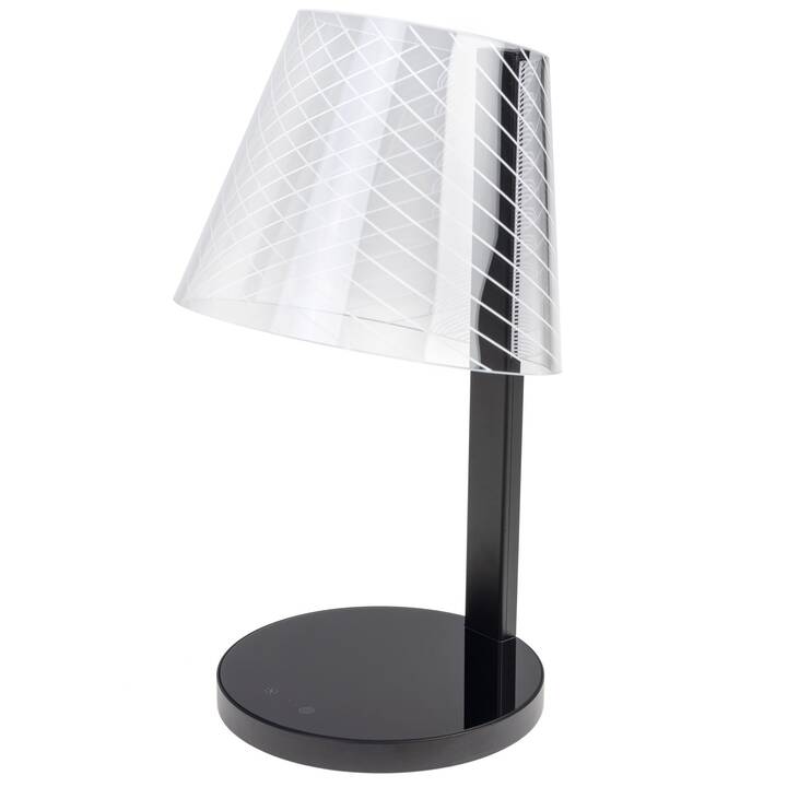 Lampada da tavolo touch con base con caricabatterie ad induzione