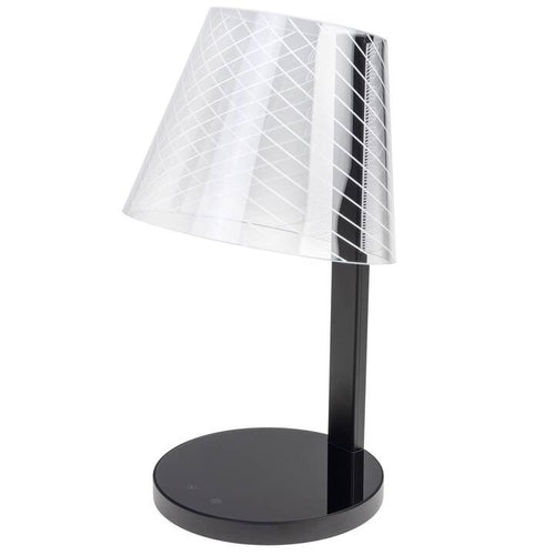 Lampada da tavolo touch con base con caricabatterie ad induzione