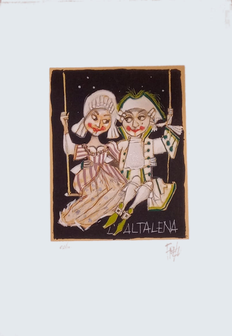 Grafica di Paolo Fresu "L'Altalena"