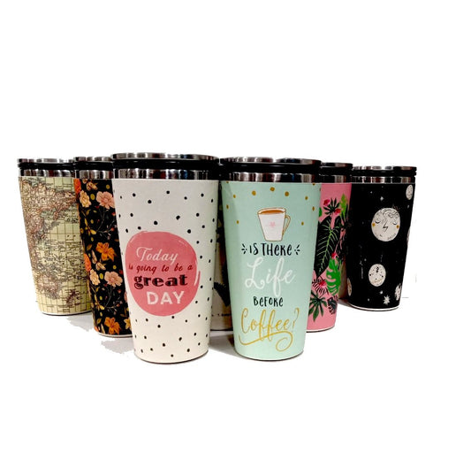 Tazza Mug con tappo a scorrimento e chiusura magnetica (disponibile in diverse fantasie) - SIGNUM Avellino