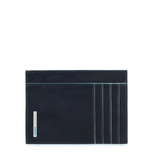 Carica l&#39;immagine nel visualizzatore di Gallery, Bustina porta carte di credito in pelle Bluesquare Piquadro  blu
