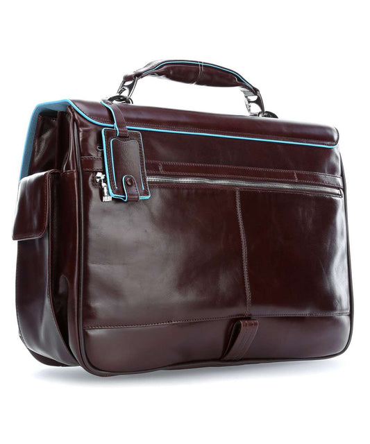 Cartella portapc 15,6" con patta in pelle Bluesquare Piquadro (disponibile in diversi colori)