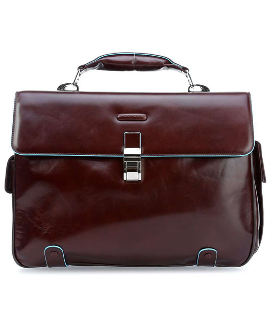 Cartella portapc 15,6" con patta in pelle Bluesquare Piquadro (disponibile in diversi colori)