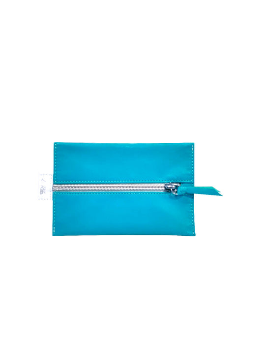 Astuccio a bustina con zip Kaleidos InTempo  celeste