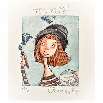 Grafica di Federica Porro "Dipingo Sogni Di Carta"