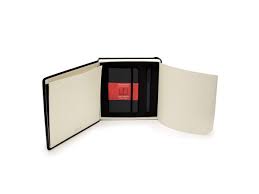 Set quaderno a righe con copertine rigida e penna roller  Moleskine"