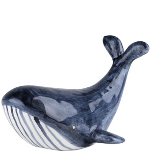 Balena magnetica portagraffette in porcellana smaltata