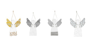 Mini angelo custode in ceramica e smalto "Streifen" Raeder (disponibile in quattro varianti)