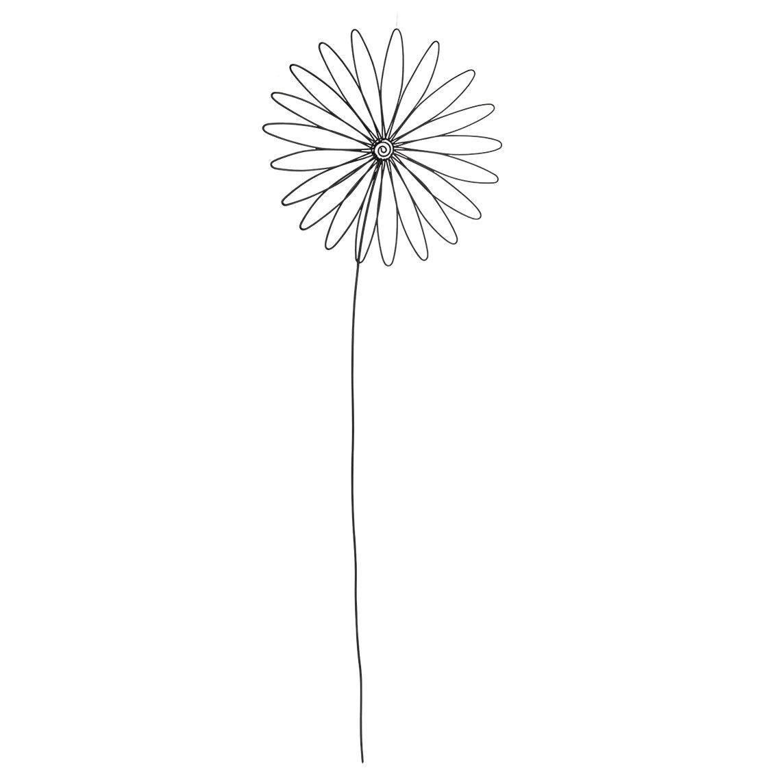 Fiore decorativo in metallo "Blume" Raeder