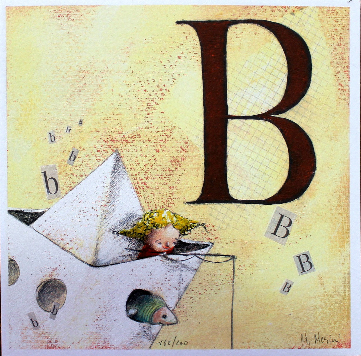 Grafica di Muriel Mesini: "Abecedario B"