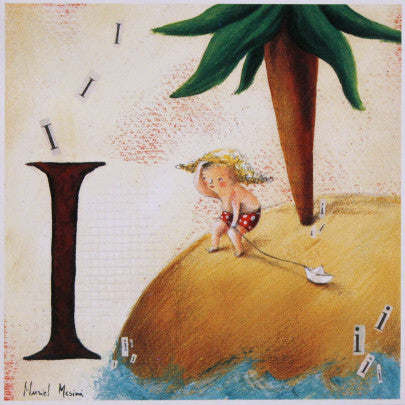 Grafica di Muriel Mesini: "Abecedario I"