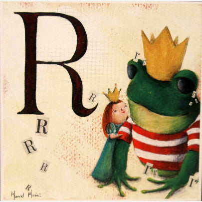 Grafica di Muriel Mesini: "Abecedario R"