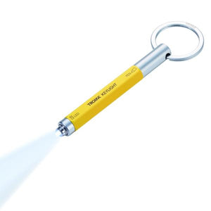 Portachiavi multifunzione con torcia "Construction Micro Keylight Pen"  giallo