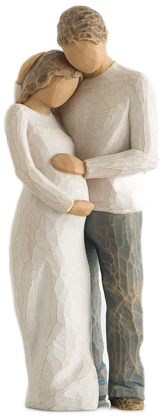 Statuina "Willow Tree: La nostra famiglia è la casa"
