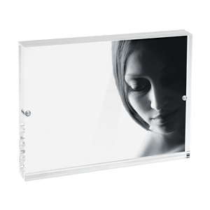 Portafoto acrilico trasparente double face