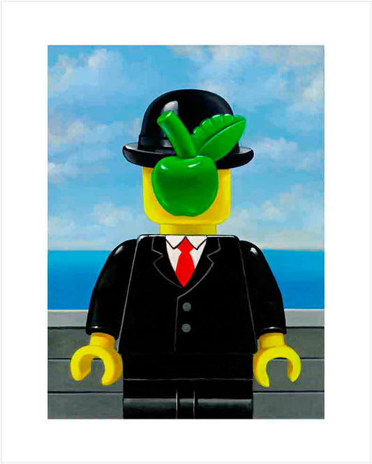 Grafica di Stefano Bolcato "MABRICK MELA - MAGRITTE"