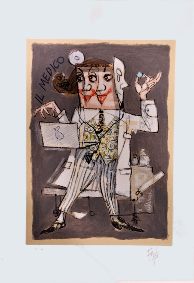 Grafica di Paolo Fresu "Il Medico"