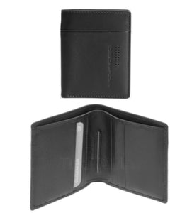 portafoglio verticale combinabile in nappa Urban Piquadro nero
