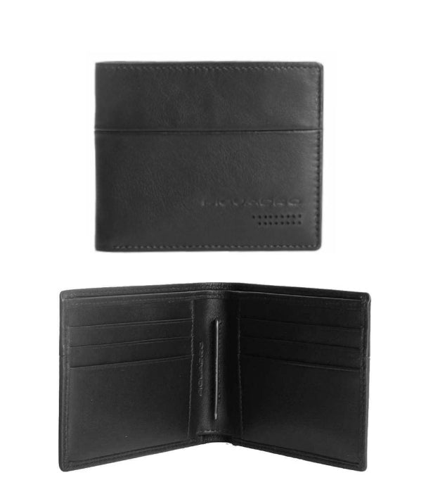 Portafoglio combinabile in nappa Urban Piquadro nero