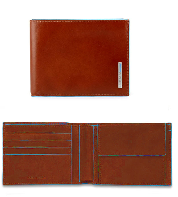 Portafoglio uomo con portaspicci in pelle Bluesquare Piquadro  (disponibile in diversi colori)