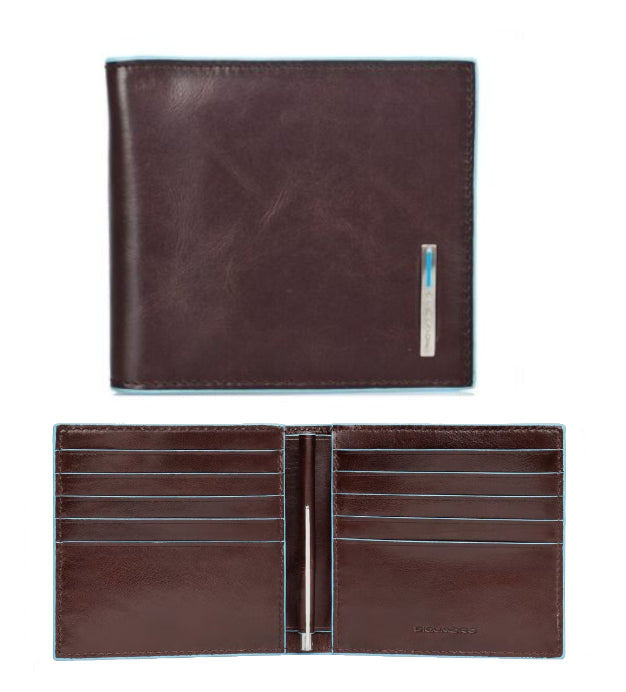 Portafogli in pelle con fermasoldi Bluesquare Piquadro (disponibile in due varianti)