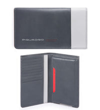 Carica l&#39;immagine nel visualizzatore di Gallery, Custodia per iPhone XS Max e portafoglio RFID in pelle Urban Piquadro grigio
