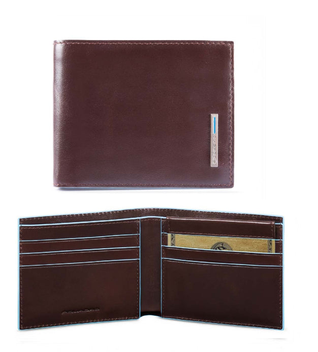 Portafoglio piccolo uomo con portabadge estraibile e RFID Bluesquare Piquadro (disponibile in diversi colori)