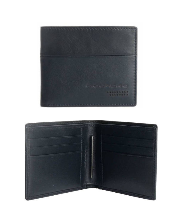 Portafoglio combinabile in nappa Urban Piquadro blu