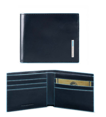 Portafoglio piccolo uomo con portabadge estraibile e RFID Bluesquare Piquadro (disponibile in diversi colori)