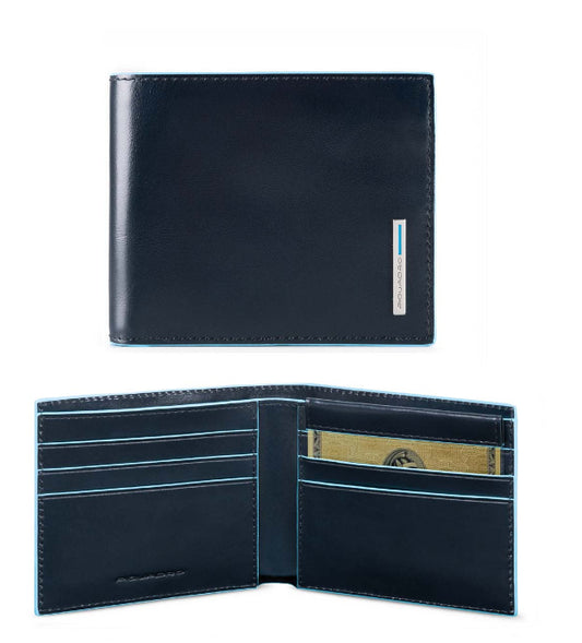 Portafoglio piccolo uomo con portabadge estraibile e RFID Bluesquare Piquadro (disponibile in diversi colori)