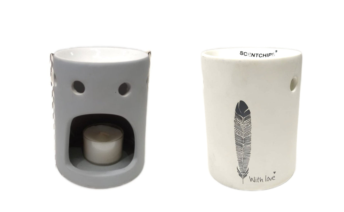 Brucia essenza in ceramica con piuma "With Love" Scentchips
