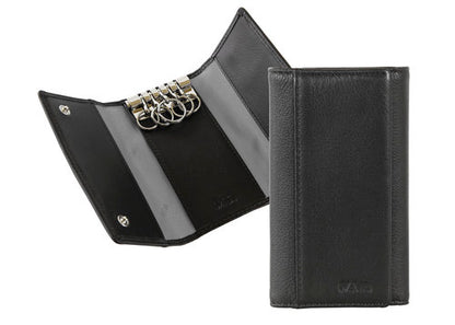 Portachiavi a libretto in pelle con ganci rimovibili Smooth Nava Design