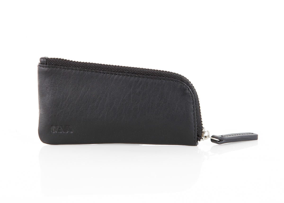 Portachiavi in pelle con cerniera Smooth Nava Design