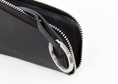 Portachiavi in pelle con cerniera Smooth Nava Design