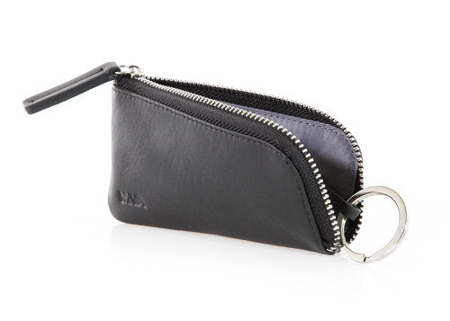Portachiavi in pelle con cerniera Smooth Nava Design