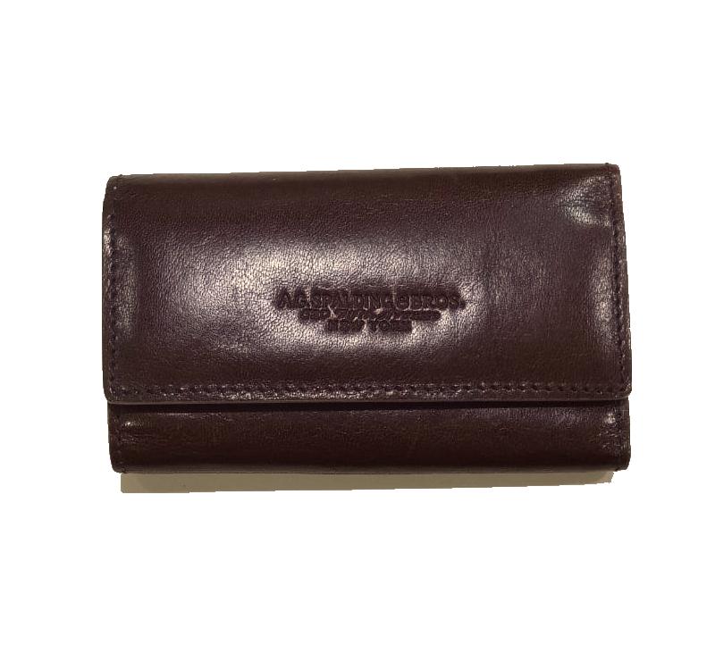 Portachiavi in pelle A.G. Spalding & Bros aperto