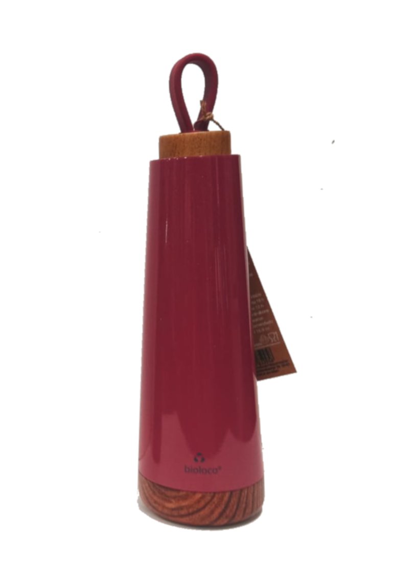 Bottiglia Termica in Alluminio e legno (disponibile in più colori) - SIGNUM Avellino