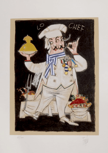 Grafica di Paolo Fresu "Lo Chef"