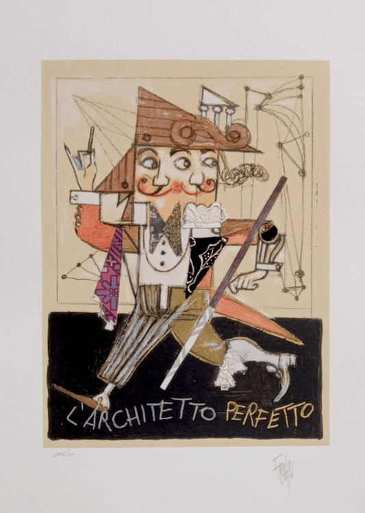 Grafica di Paolo Fresu "L'Architetto Perfetto"