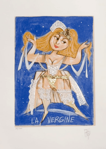 Grafica di Paolo Fresu "La Vergine"