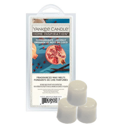 Kit da sei cialde profumate Yankee Candle pomegranate coconut