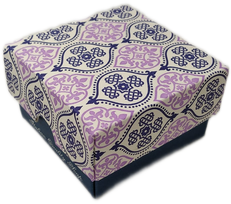 Sapone artigianale con scatolina regalo decorata "Rossi 1931"